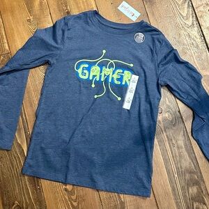 Kids Gamer Long Sleeve Shirt - Blue